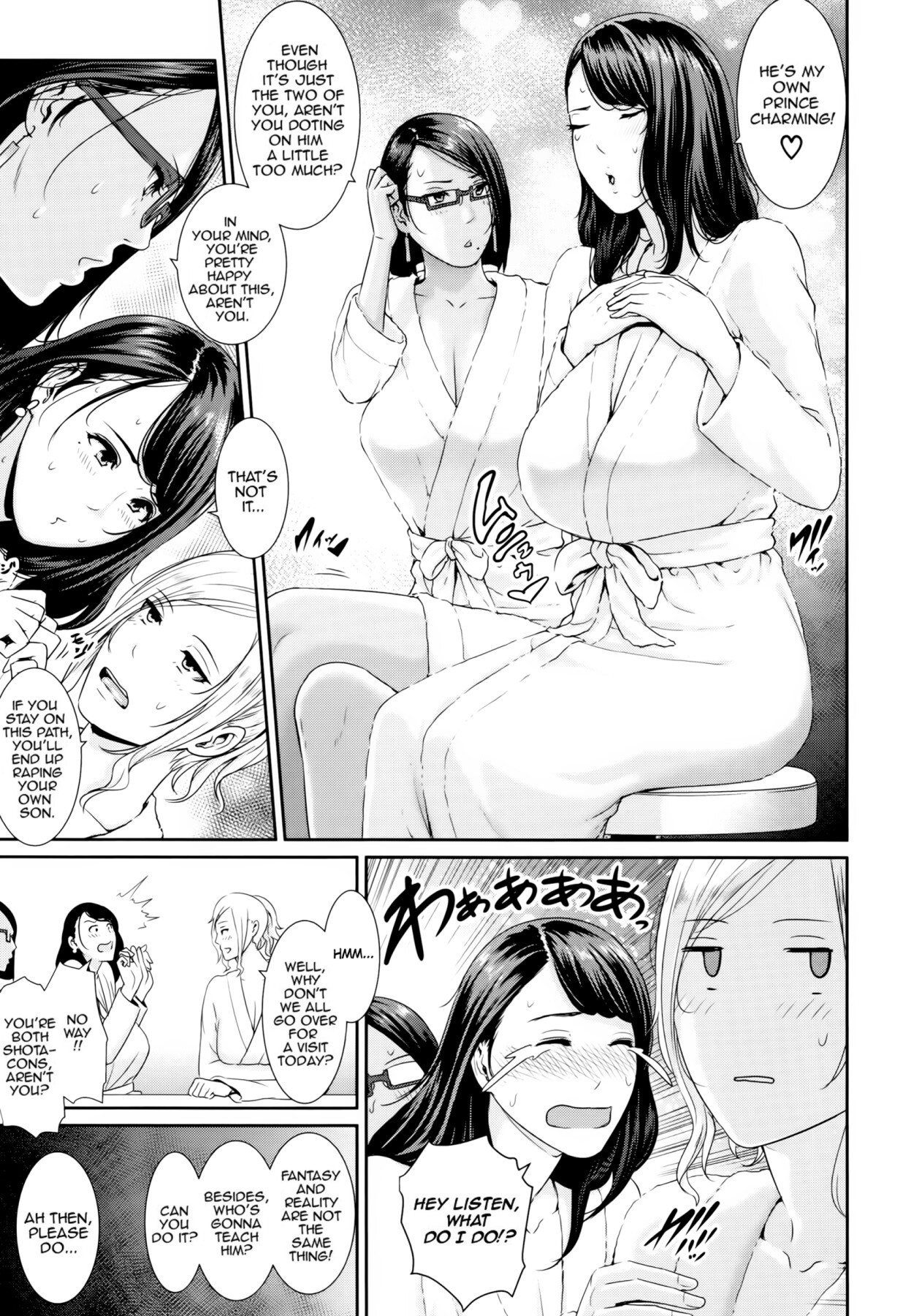 Hentai Manga Comic-Drowning in Sex With Mom-Read-63